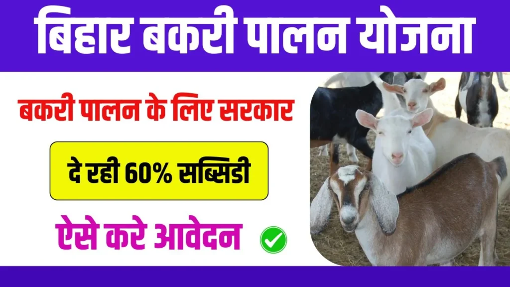 Bihar Bakri Palan Yojana